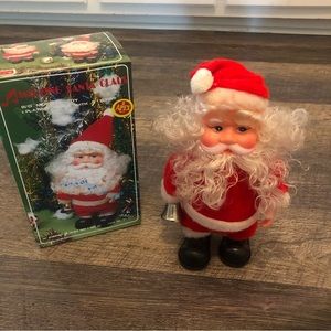 Vintage Santa plays music but doesn’t walk it ring bell